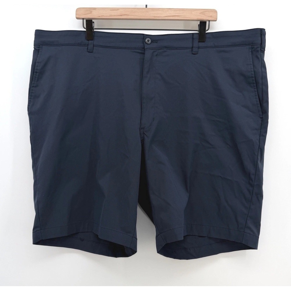 Ben Hogan Golf Shorts Mens 44 (Tag 46) Navy Performance Flat Front Quick Dry
